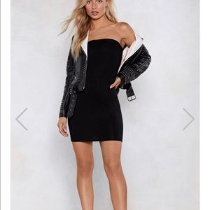 NWT Black bandeau mini